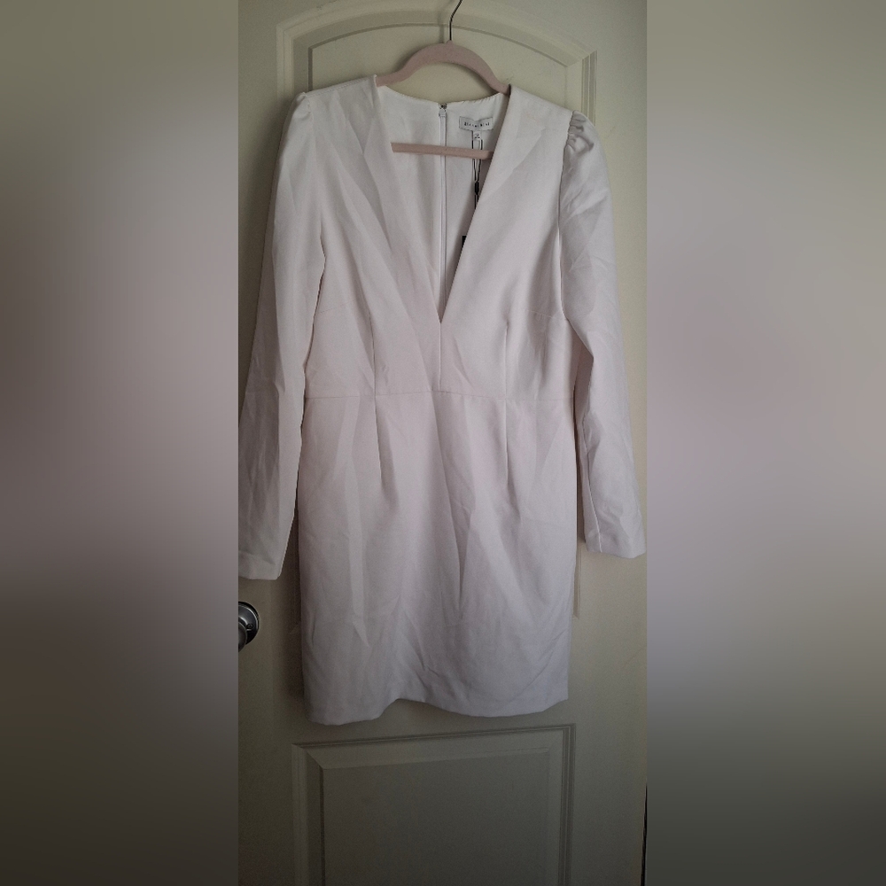 Gianni bini womens dress deep v size 12 long sleeveโ mini dress